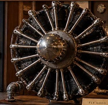 Classic radial aircraft engine